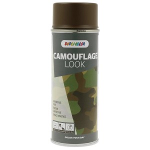 Dupli-Color Camouflage Lackspray Lederbraun Matt, 400ml Dose.