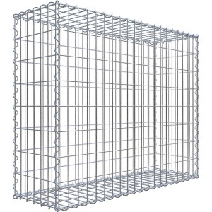 Gabiona Gabionenkorb 80 cm x 100 cm x 30 cm Maschenw 5 cm x 10 cm