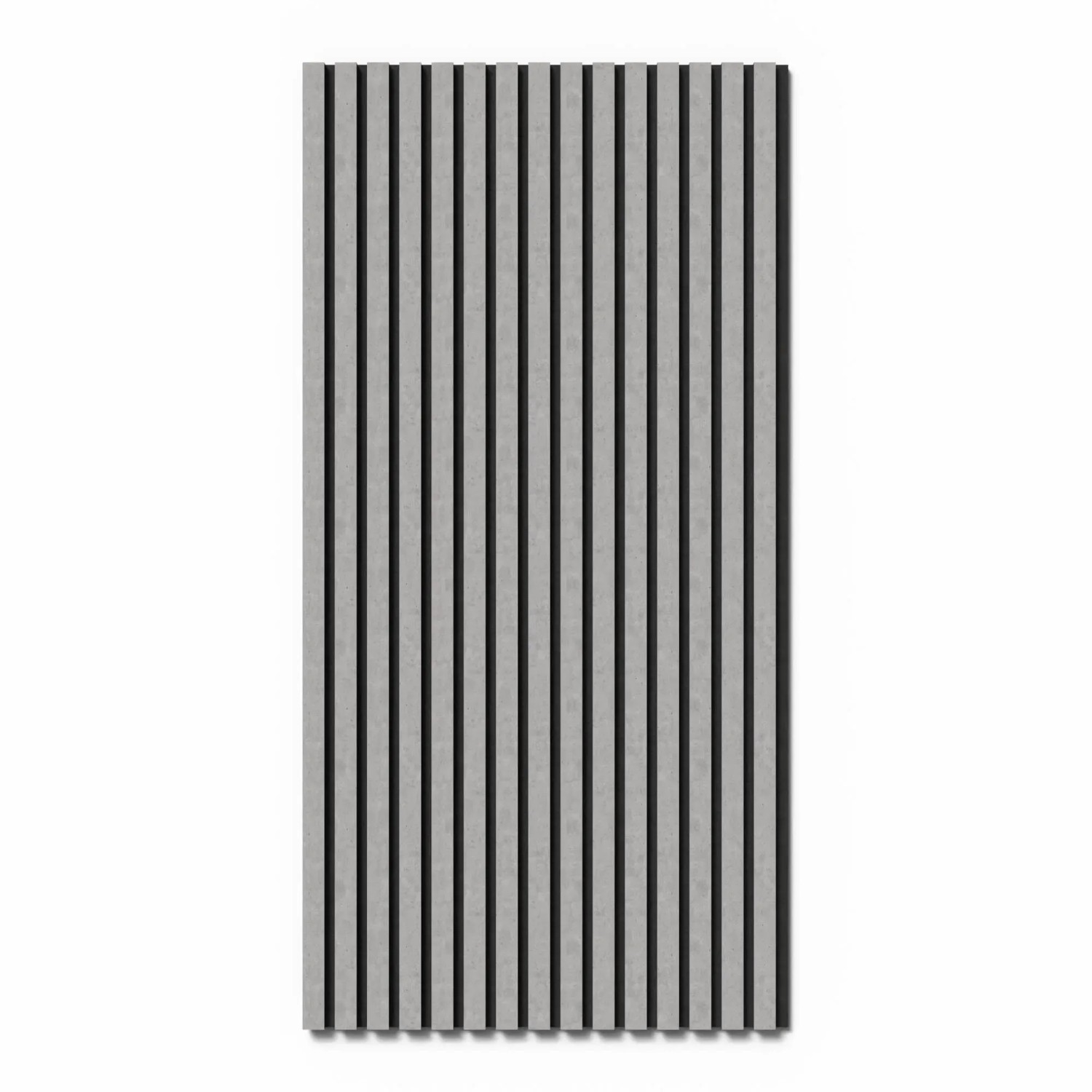DenPanels Akustikpaneel, 120x60 cm, Betongrau. Schallabsorbierendes Wandpaneel im Beton-Look.