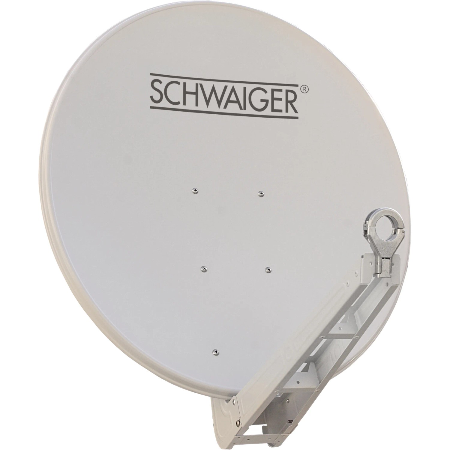 Schwaiger SPI710.2 Parabolantenne 75cm - Aluminium Offset-Satellitenschüssel Ziegelrot
