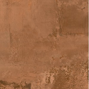 Terrassenplatte Feinsteinzeug Metallic Copper, 100x100 cm, matte Glasur.