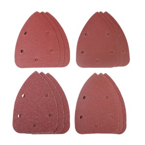 LUX Sparpack Schleifpapier für Ryobi Multischleifer, 12-teilig, Körnung 40-180.