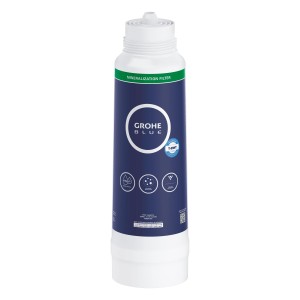 Grohe Blue Mineralisierungsfilter, Wasserfilter in Weiß-Blau für reines Trinkwasser.