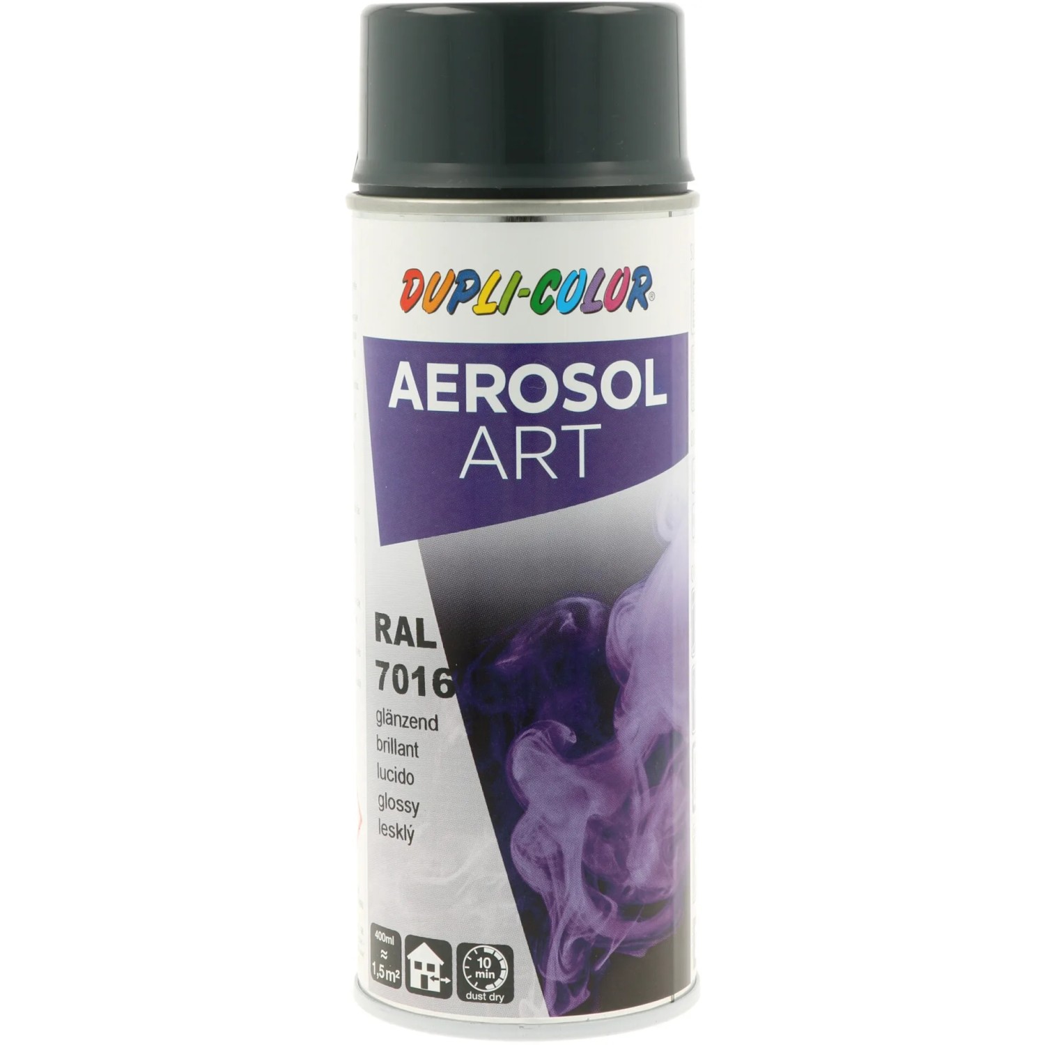 FORCH Lackspray Anthrazitgrau RAL 7016 – 400ml, Glänzend, Witterungsbeständig | Für Metall, Holz & Mehr