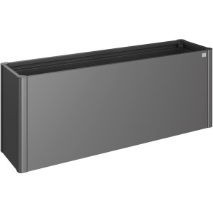 Biohort Hochbeet Metall Dunkelgrau-Metallic 77 cm x 201 cm x 53 cm
