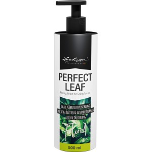 Lechuza Perfect Leaf Flüssigdünger, 500ml Flasche mit Dosierspender für Grünpflanzen.