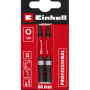 Einhell Impact Bit-Set, 2-teilig, T20, 60 mm, für Schraubendreher und Akkuschrauber.