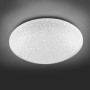 Weiße LED-Deckenleuchte Skyler (Ø 39cm) mit Sternenhimmel-Effekt für stimmungsvolle Beleuchtung.