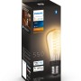 Philips Hue LED-Lampe E27 White ST64 Filament, 580 lm, in Verpackung. Vintage-Look.