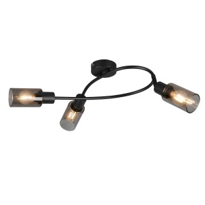 Reality Strahler Mars Schwarz matt 3er Spot