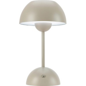 Solar-LED-Tischleuchte Messina Ø 16 cm x 27,5 cm Beige