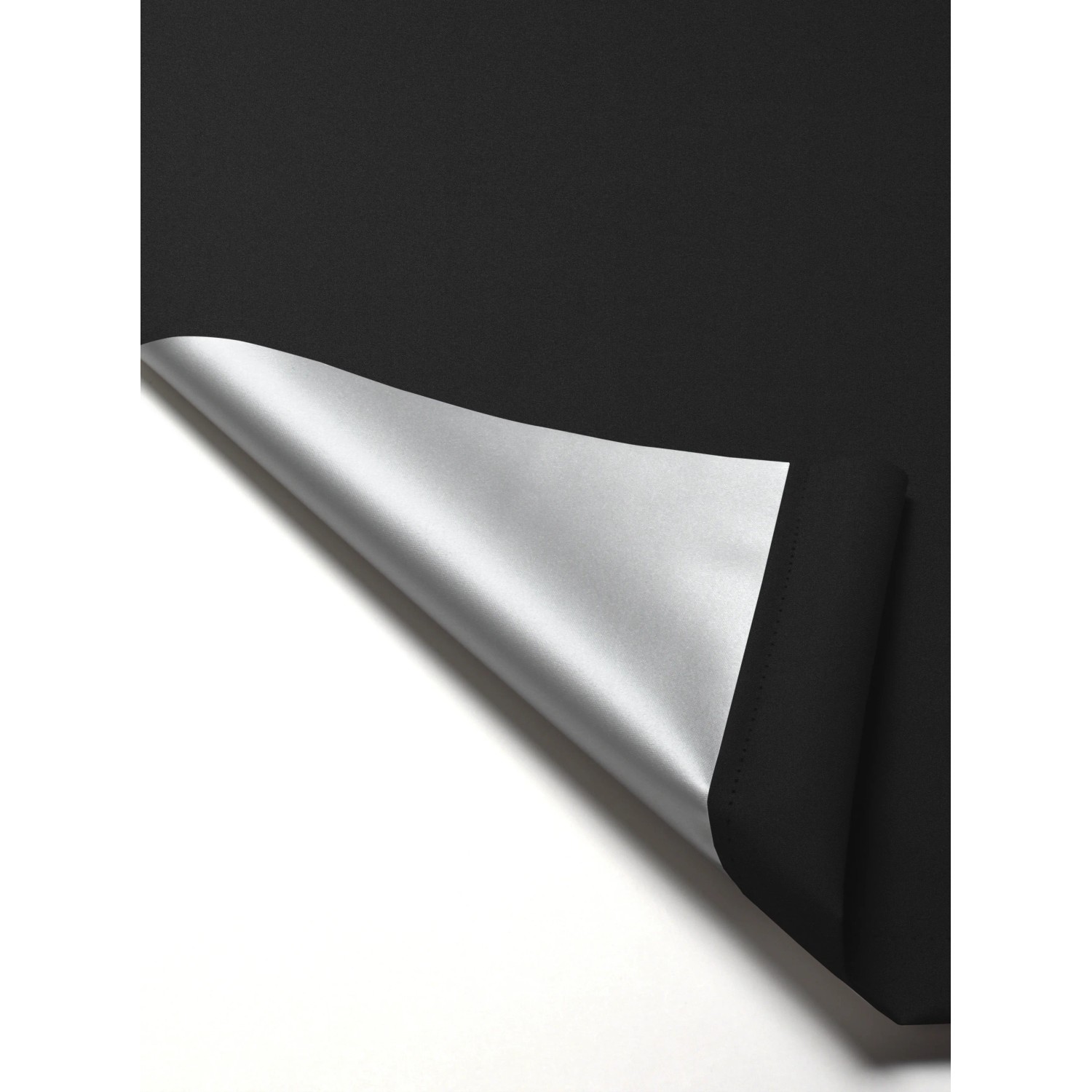 Gardinia EasyFix Thermo Rollo, 45x150 cm, Schwarz, mit alubeschichteter Rückseite.