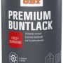 OBI Premium Buntlack Silbergrau hochglänzend 375 ml