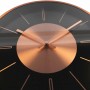 Moderne Wall-Art Wanduhr aus Aluminium, Ø 30 cm, in Kupferoptik. Zeitloses Design für Wohnräume.