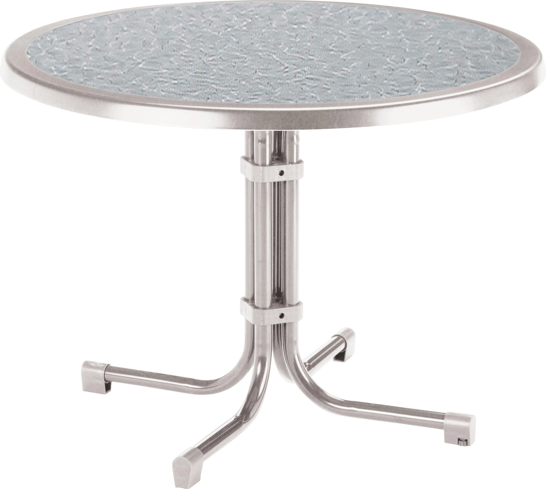 OBI Cool Boulevard Tisch bei Metal 80 Ø kaufen rund cm Silber