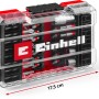 Einhell Bit-Set 42-tlg. im M-Case mit Bits, Magnethalter und Steckschlüsseleinsätzen in Aufbewahrungsbox.