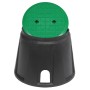 Rain Bird Ventilbox, rund, grün, für 1 Ventil. Schutz für Magnetventile im Garten.