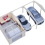 Palmako Garage Roger mit Sektionaltor 953 x 550 cm Naturbelassen FSC®_3
