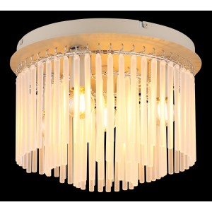 Globo Deckenleuchte Gorley Metall Sandfarben matt Ø32 cm x 23 cm