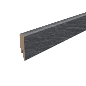 Egger Sockelleiste L675 Kubisch, Dekor Scivaro Schiefer, 6 cm hoch.