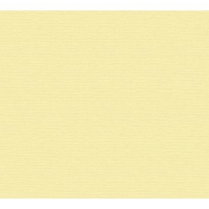 Vliestapete Trendwall 2 Uni Gelb, strukturierte Oberfläche.