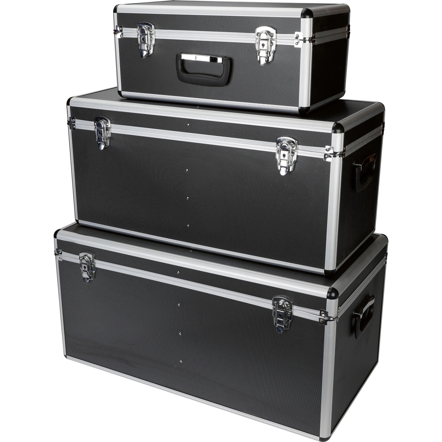 LUX Universalboxen-Set AKW, 3-teilig, aus Aluminium für Werkzeug und mehr.