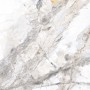Feinsteinzeug Bodenfliese Marble Riva Gold in Weiß-Grau, Marmor-Optik, glasiert und poliert, 60x120 cm.