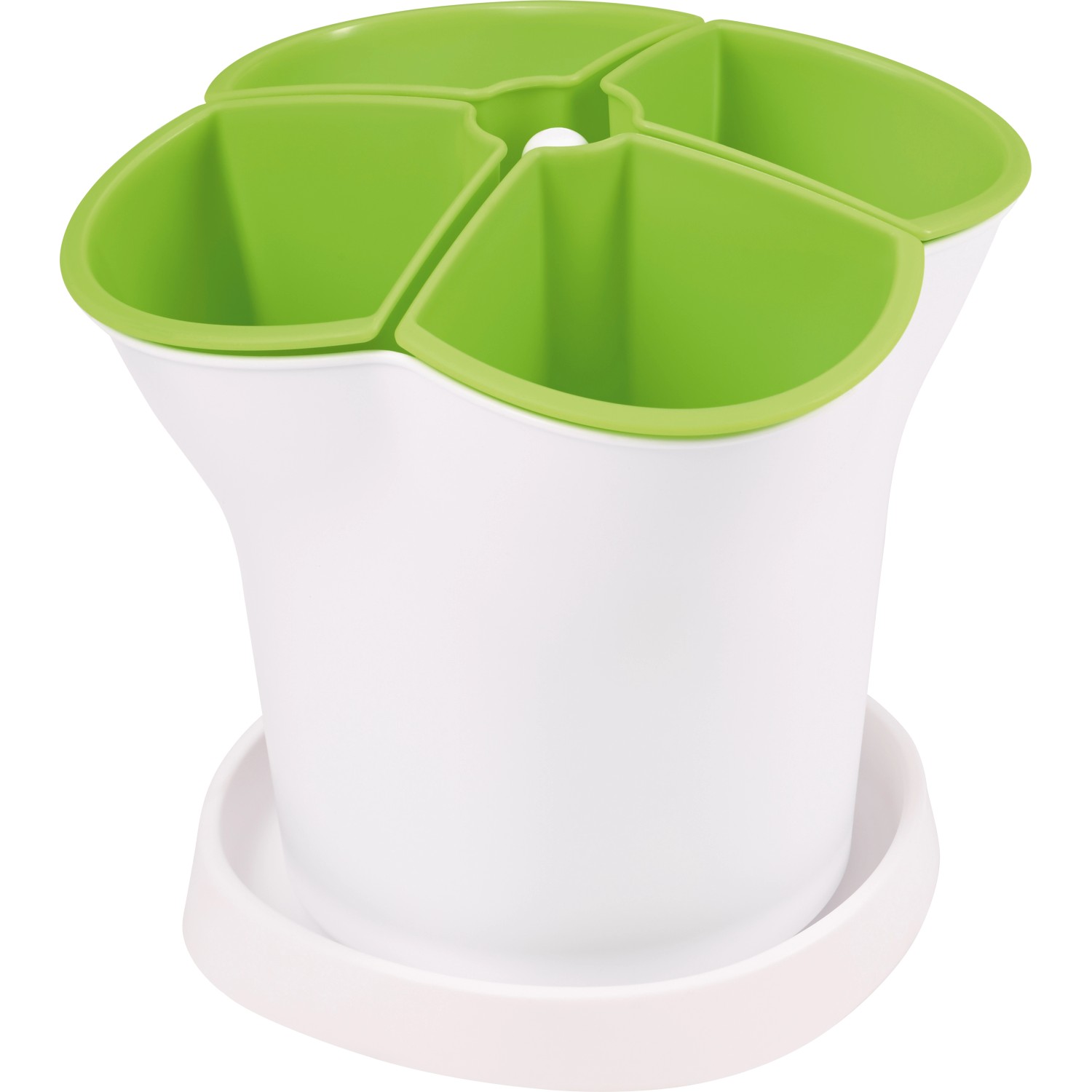 6 Selbstbewässerungstöpfe Set - 12,5cm Mit Gartenetiketten