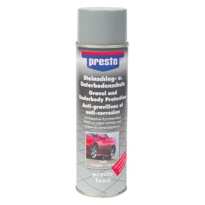 Presto Steinschlag-Unterbodenschutz-Spray hell, 500ml Dose für Lackreparatur und Karosseriereparatur.