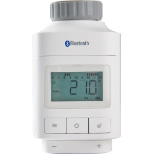 Elektronischer Heizkörperthermostat Bluetooth SH 6, weiß-matt, mit Display.
