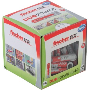 Fischer Dübel DuoPower 10x50 mm, 50er Packung in Originalverpackung.