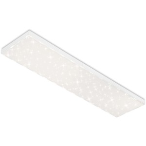 Brilo LED-Panel Frameless, 100x25cm, Weiß mit Sternenhimmel-Optik.