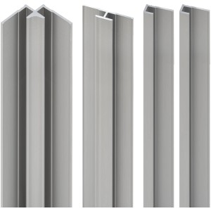 Schulte Profilset DecoDesign für Duschrückwände Länge 210 cm Alu Natur