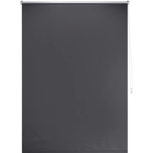 Graues Thermo-Rollo Manresa, 120x175 cm, zur Verdunkelung und als Hitzeschutz für Fenster.