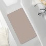 Wenko Wanneneinlage Mirasol in Taupe, 69x39 cm, aus Kautschuk mit Anti-Rutsch-Struktur und Saugnäpfen.