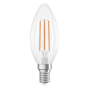 Osram LED-Lampe E14 in Kerzenform, 2.2W, warmweiß (2700K).
