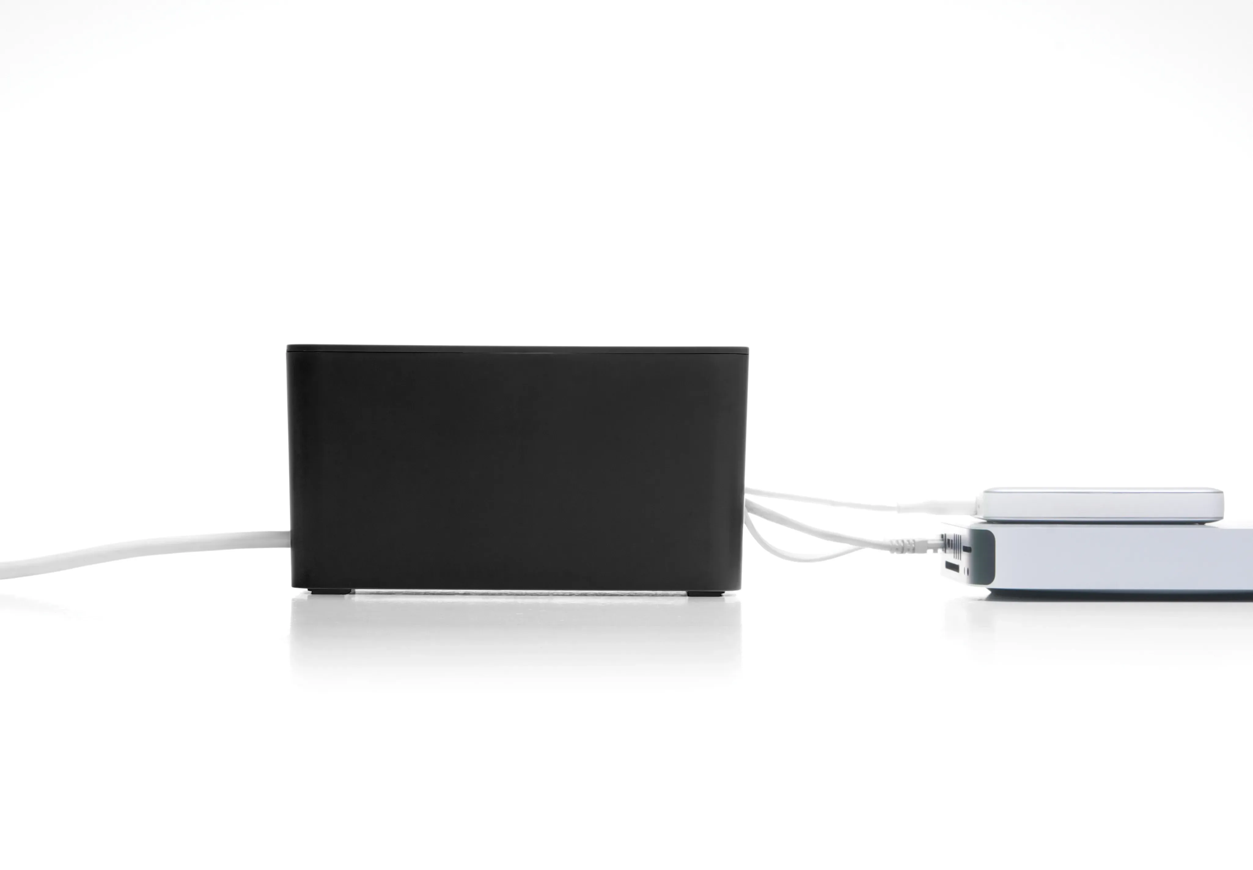 Bluelounge Cable Box Large Schwarz kaufen bei OBI