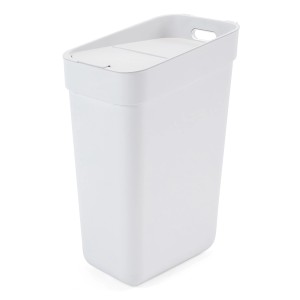 Weißer Curver Mülleimer Ready to Collect, 30 l, ideal zur Mülltrennung.