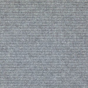 Grauer Teppichboden Piazza als Meterware mit Gelrücken, Breite 200 cm.