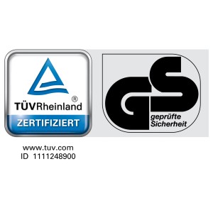 TÜV/GS Siegel für Prophete Fahrradhelm: Geprüfte Sicherheit und Zertifizierung.