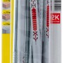 Fischer DuoXpand Dübel 10x160 mm, 4er-Pack mit Senkkopfschraube, geeignet für Beton und Mauerwerk.