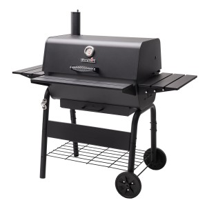 Char-Broil Holzkohlegrill Charcoal L mit Ablageflächen, Thermometer und verstellbarem Kohlerost.