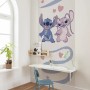 Kinderzimmer mit Komar Vliestapete Stitch Forever mit Stitch und Angel. Dekorative Tapete.