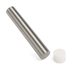K-Möbel Glasbodenträger 5 mm x 30 mm Edelstahl-Regalbodenträger inkl. Abdeckkappen Made in Germany