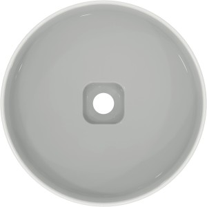 Aufsatzwaschtisch Ideal Standard Strada II, Ø 45 cm, ohne Hahnloch und Überlauf, Weiß.