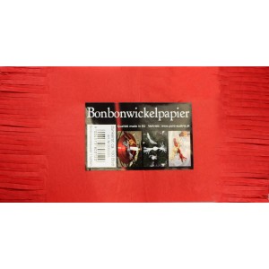 Bonbonwickelpapier ca. 11 x 24 cm Dunkelrot 100 Blatt