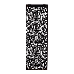 Schwarze Näve LED Solar Dekoleuchte Ima mit Blattmuster, 61,7 cm hoch, für stimmungsvolle Gartenbeleuchtung.