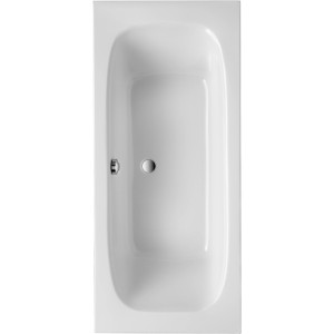 Ottofond Körperform-Badewanne Malta 180 cm Weiß