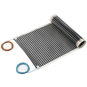 Perobe elektrische Temperierungsfolie, 2,5x0,6m, für Fußbodenheizung geeignet.