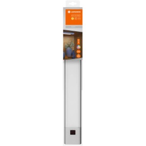 Ledvance LED-Unterbauleuchte Linear Slim 50cm mit RGB-Farbsteuerung, Aluminiumgehäuse.